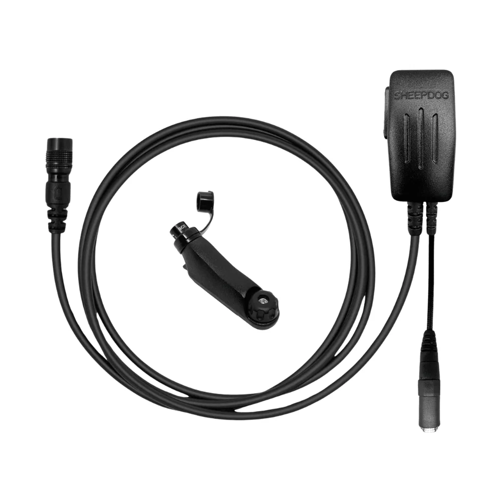CYCLONE2™ Waterproof PTT/Mic, QD (Aurora)