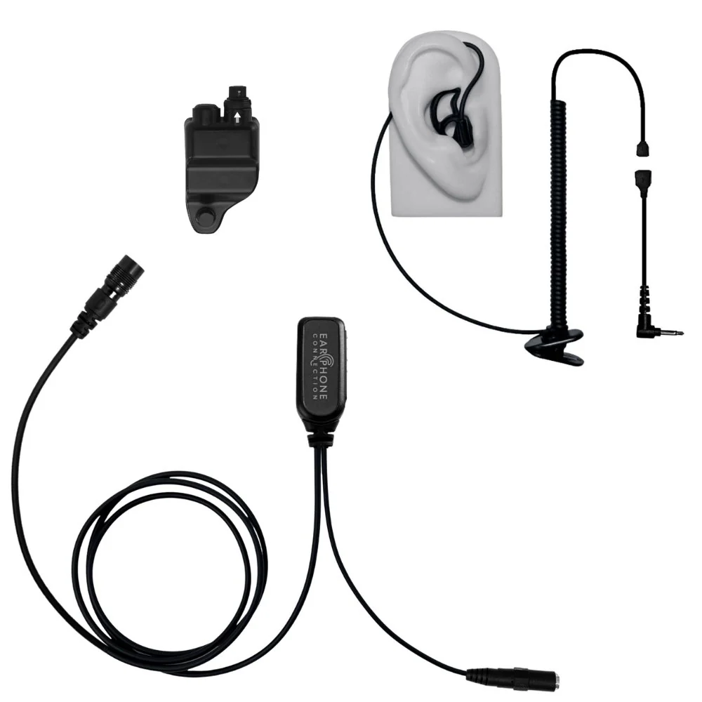 Hawk Lapel Mic, Tactical PTT, 3.5mm Earpiece Port - Image 14