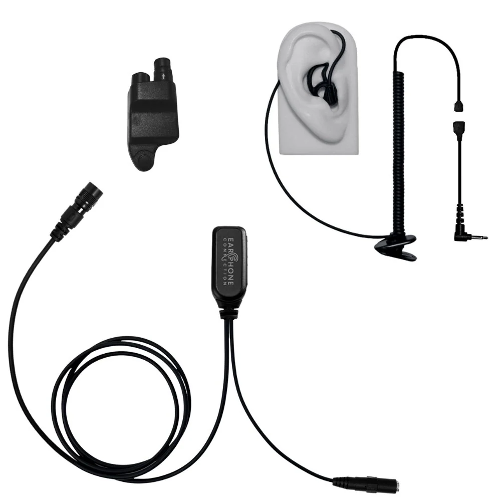 Hawk Lapel Mic, Tactical PTT, 3.5mm Earpiece Port - Image 17