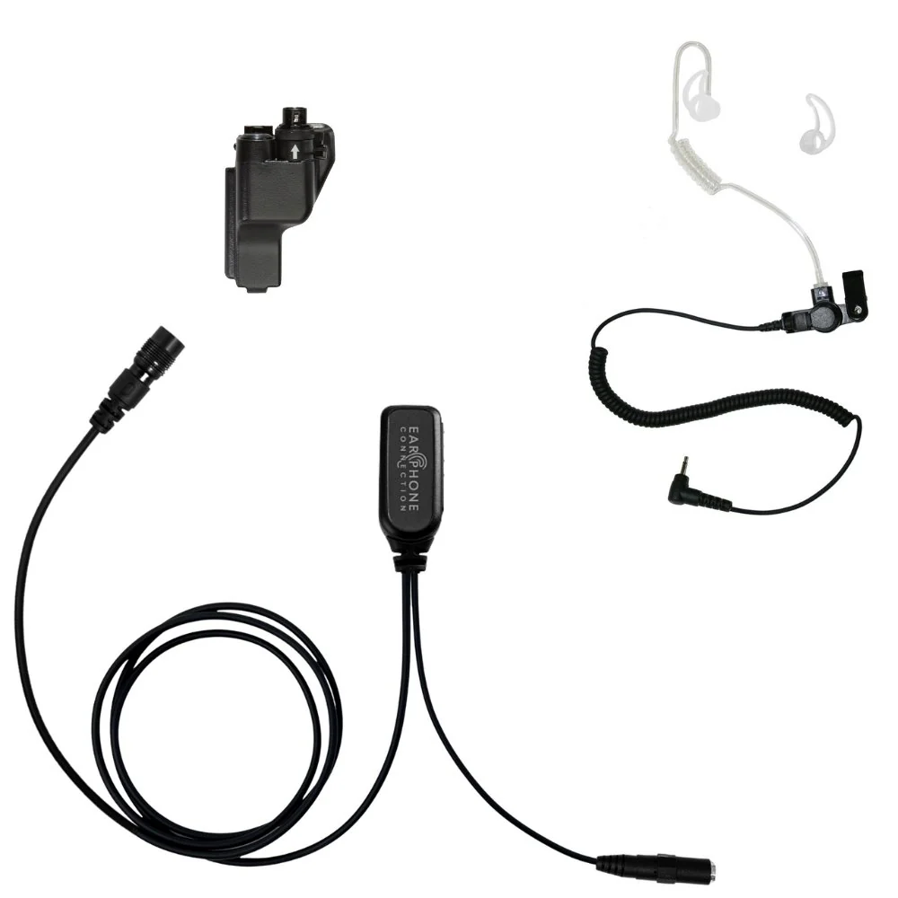 Hawk Lapel Mic, Tactical PTT, 3.5mm Earpiece Port - Image 9