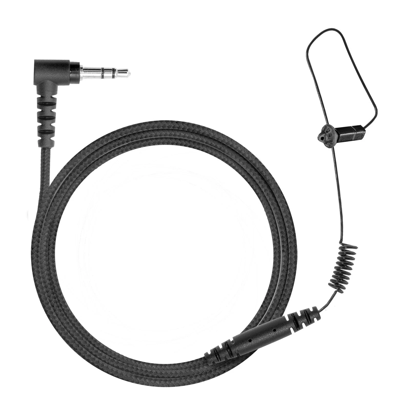 N-Ear 360 Flexo Earpiece, Black, Braided Fiber, SHEEPDOG Exclusive