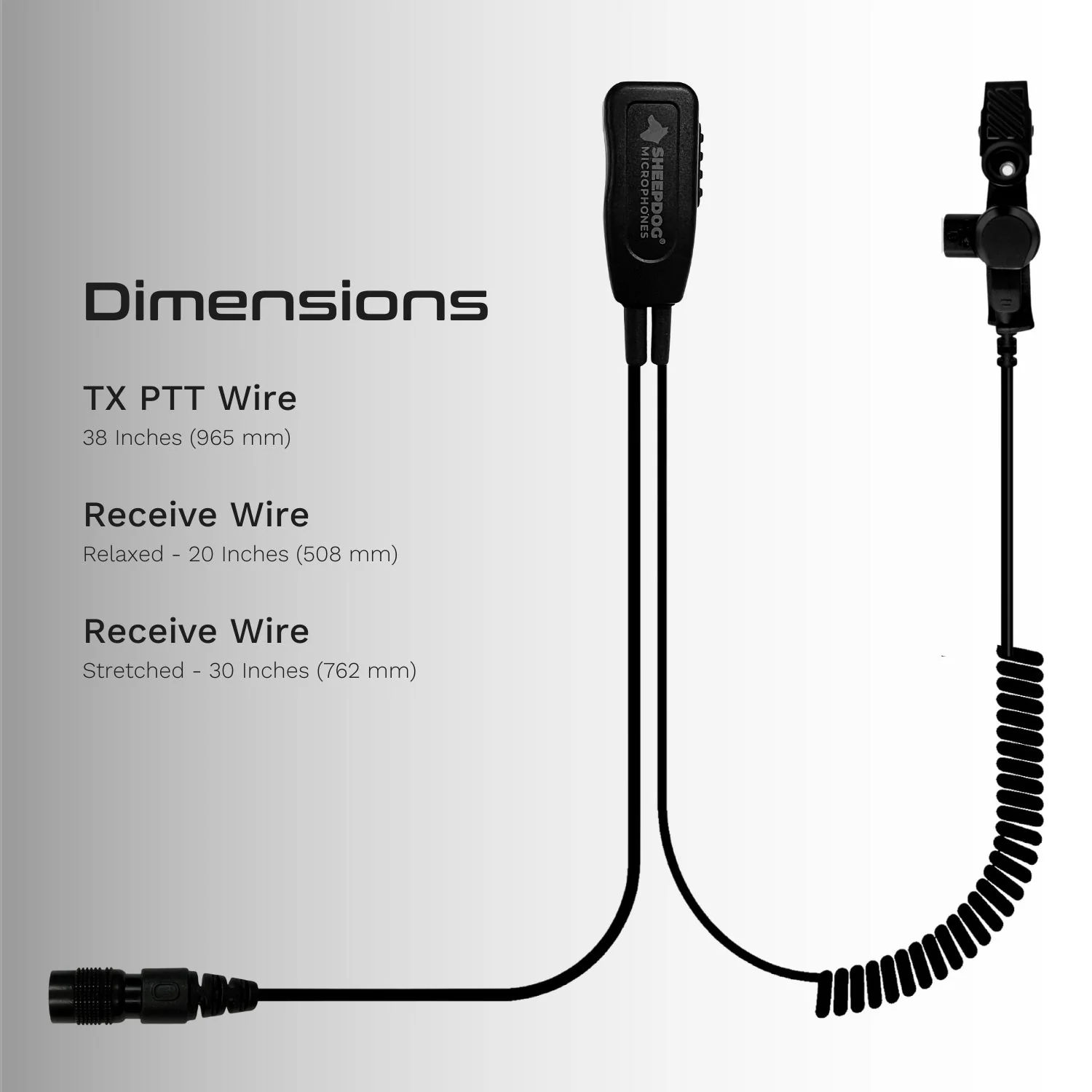 ALPHA Quick Disconnect Mic, Harris (HA2) - Image 5