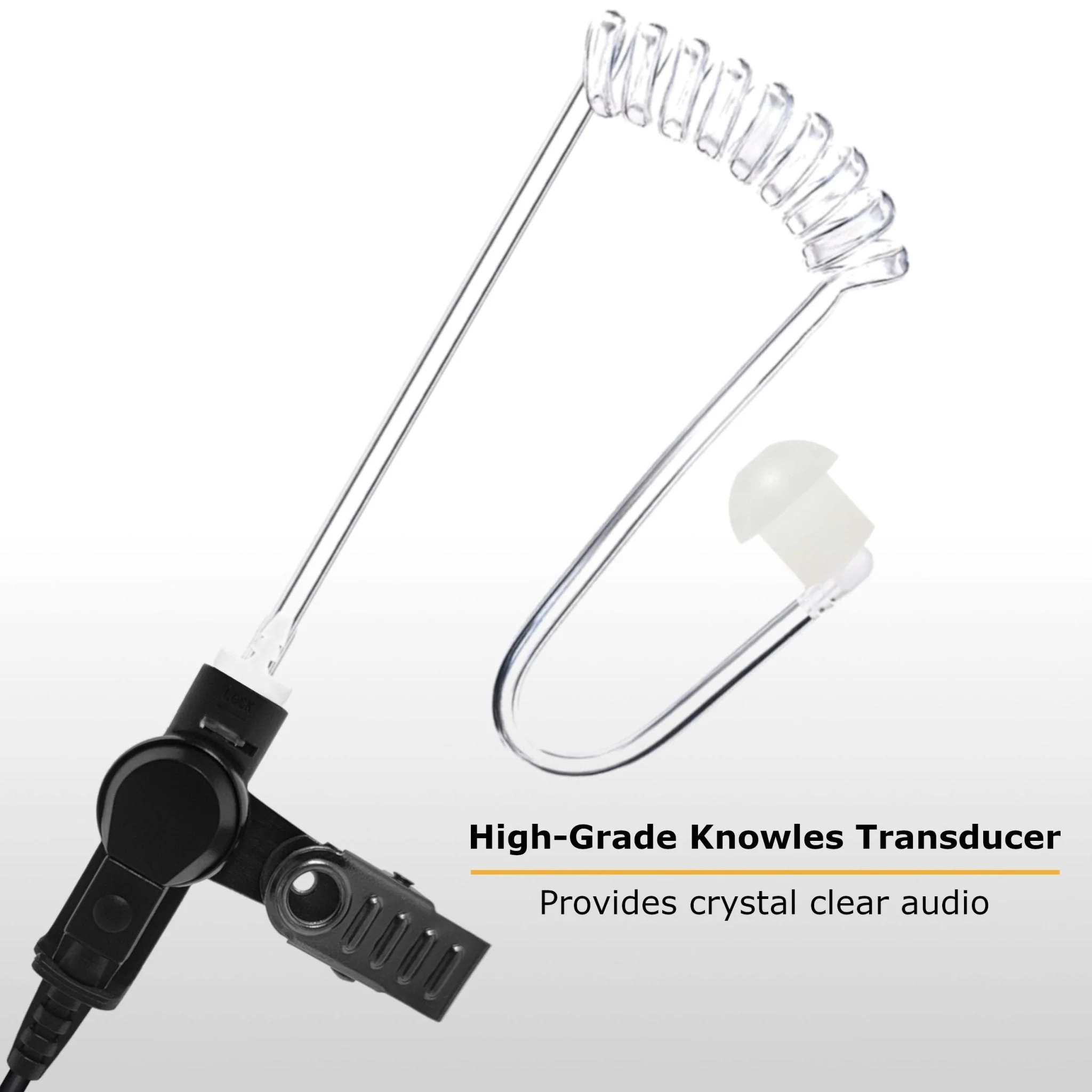 Sheepdog ELITE QD Lapel Mic Earpiece, Motorola APX - Image 4