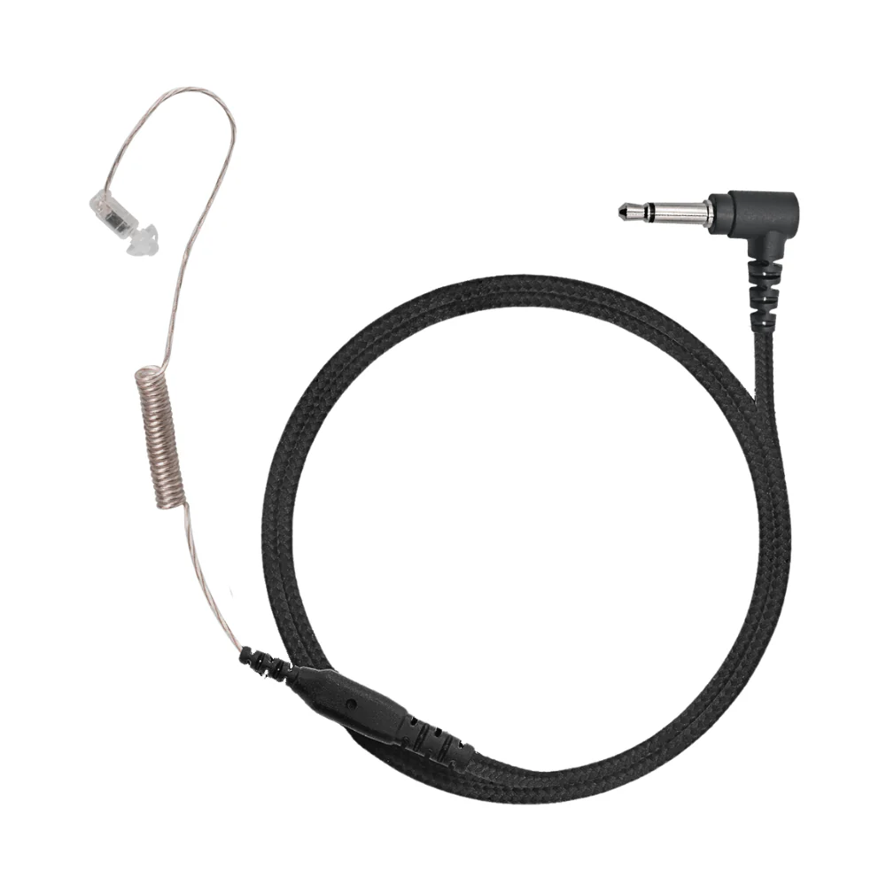 HDLO™ Tactical Earpiece, Braided Cable (Clear) - Image 5