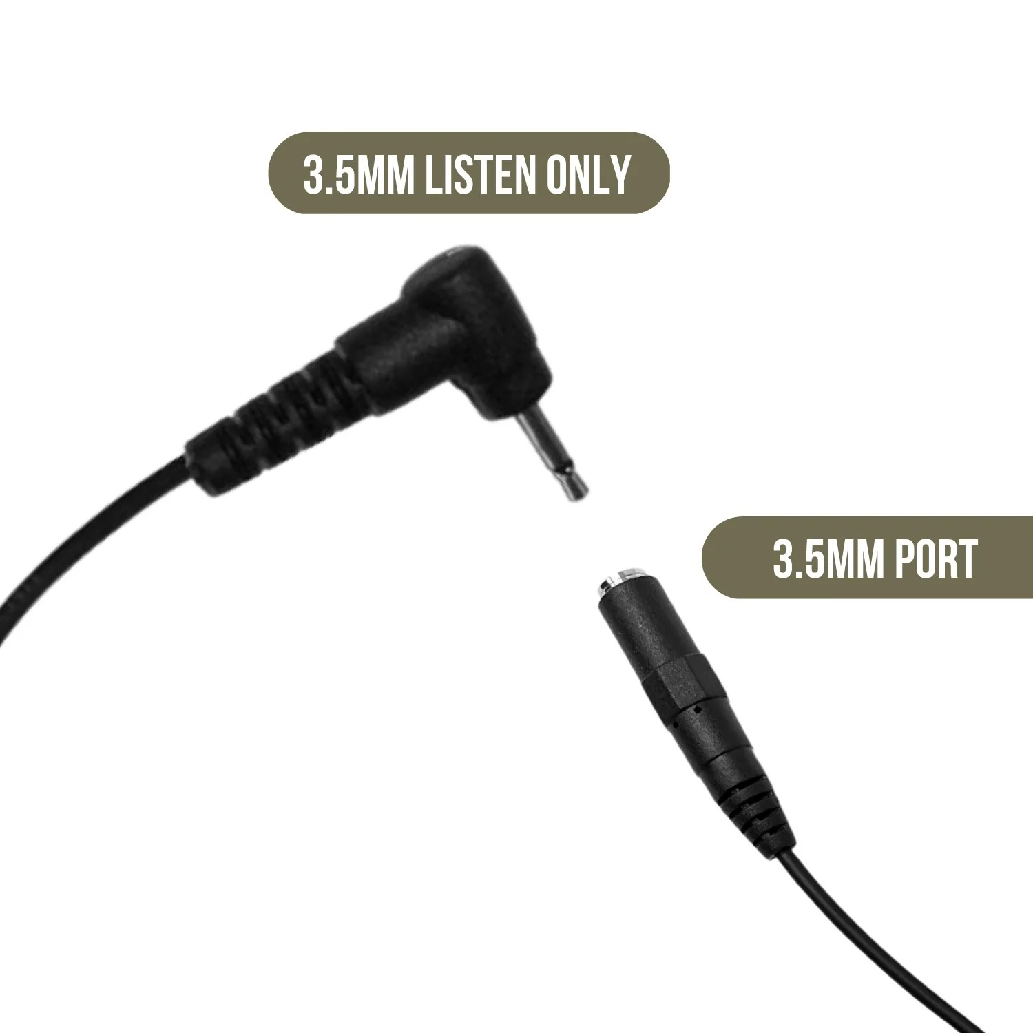Sheepdog QD 2-Wire PTT Kit, Harris (HA2), 3.5mm Port - Image 3