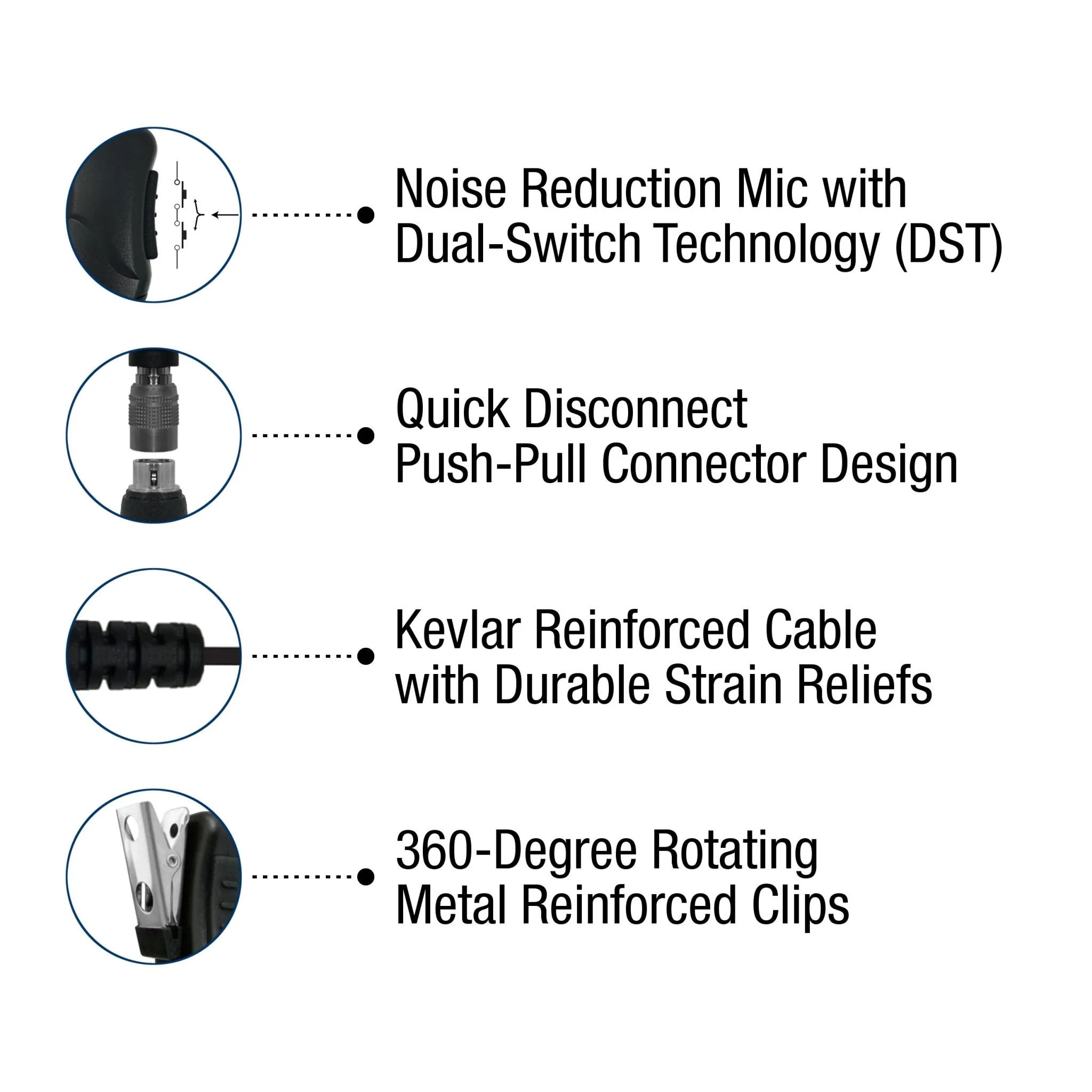 Sheepdog Quick Disconnect Lapel Mic, Harris XL200P - Image 4