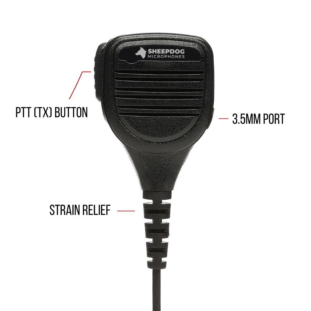 Sheepdog Remote Speaker Mic, Motorola 2-Pin - Image 5