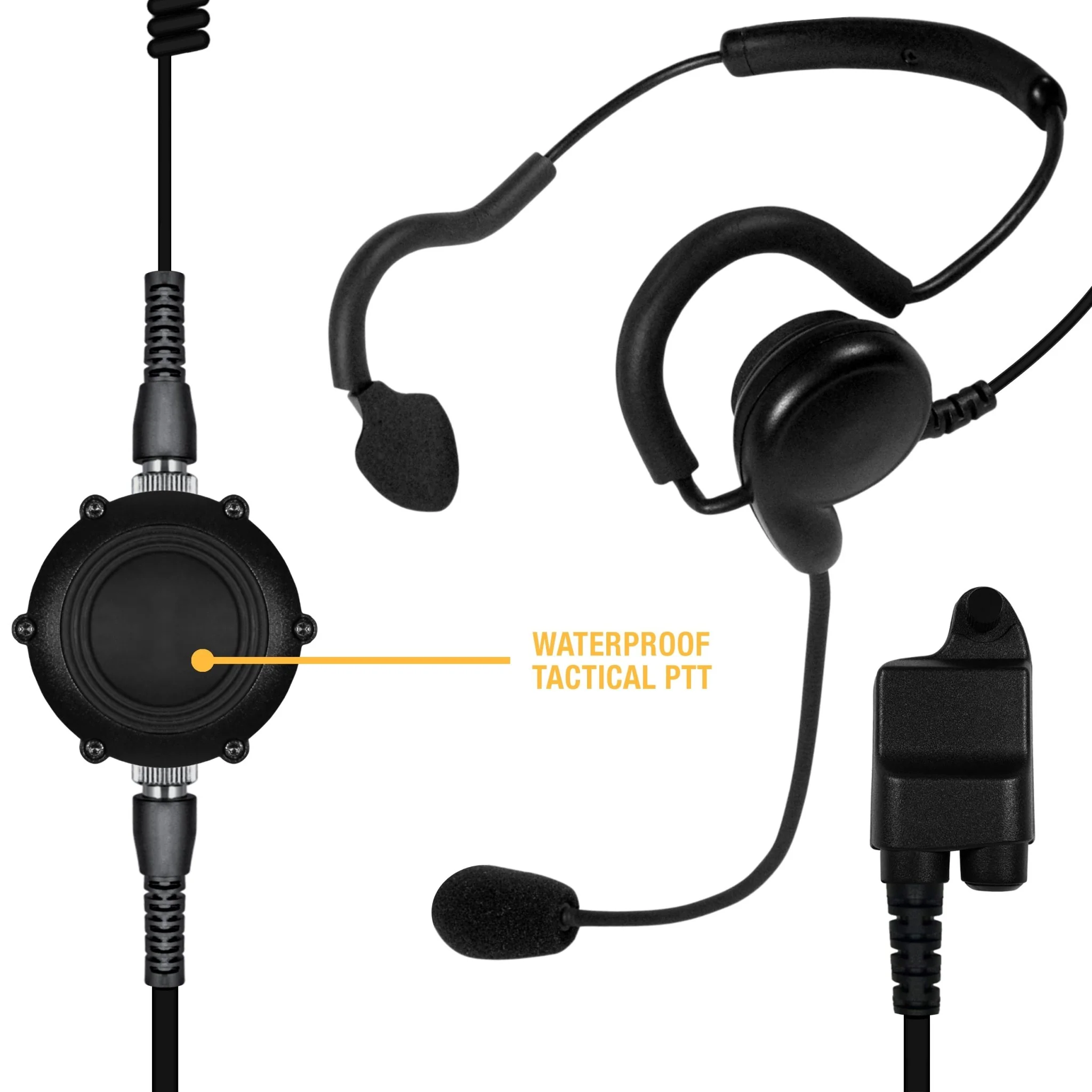 Sheepdog Tactical Boom Mic Headset, Harris P7100 P7200 - Image 5