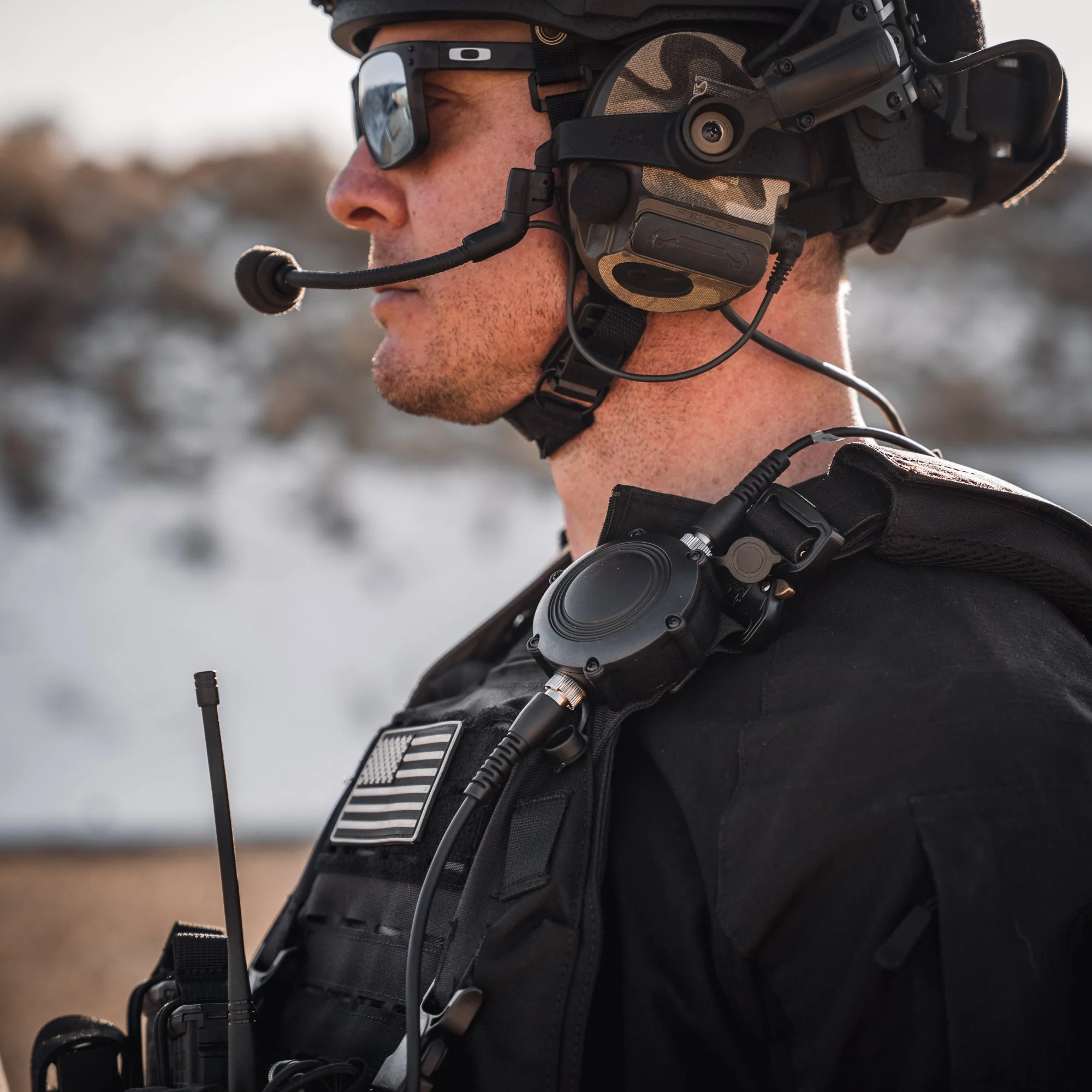 Tactical PTT, NEXUS, Ops-Core/Comtac Compatible, Quick Disconnect - Image 4