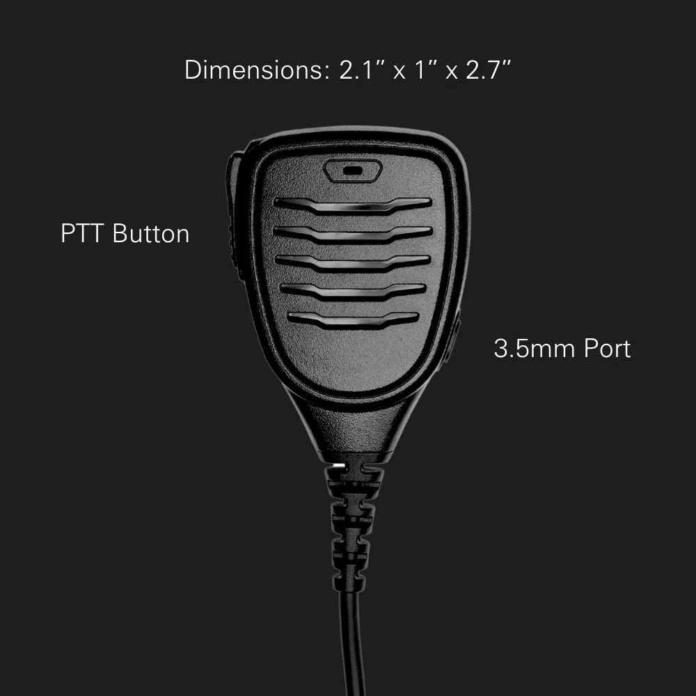 Ultra-Compact PTT/Mic with Speaker, Motorola APX - Image 3
